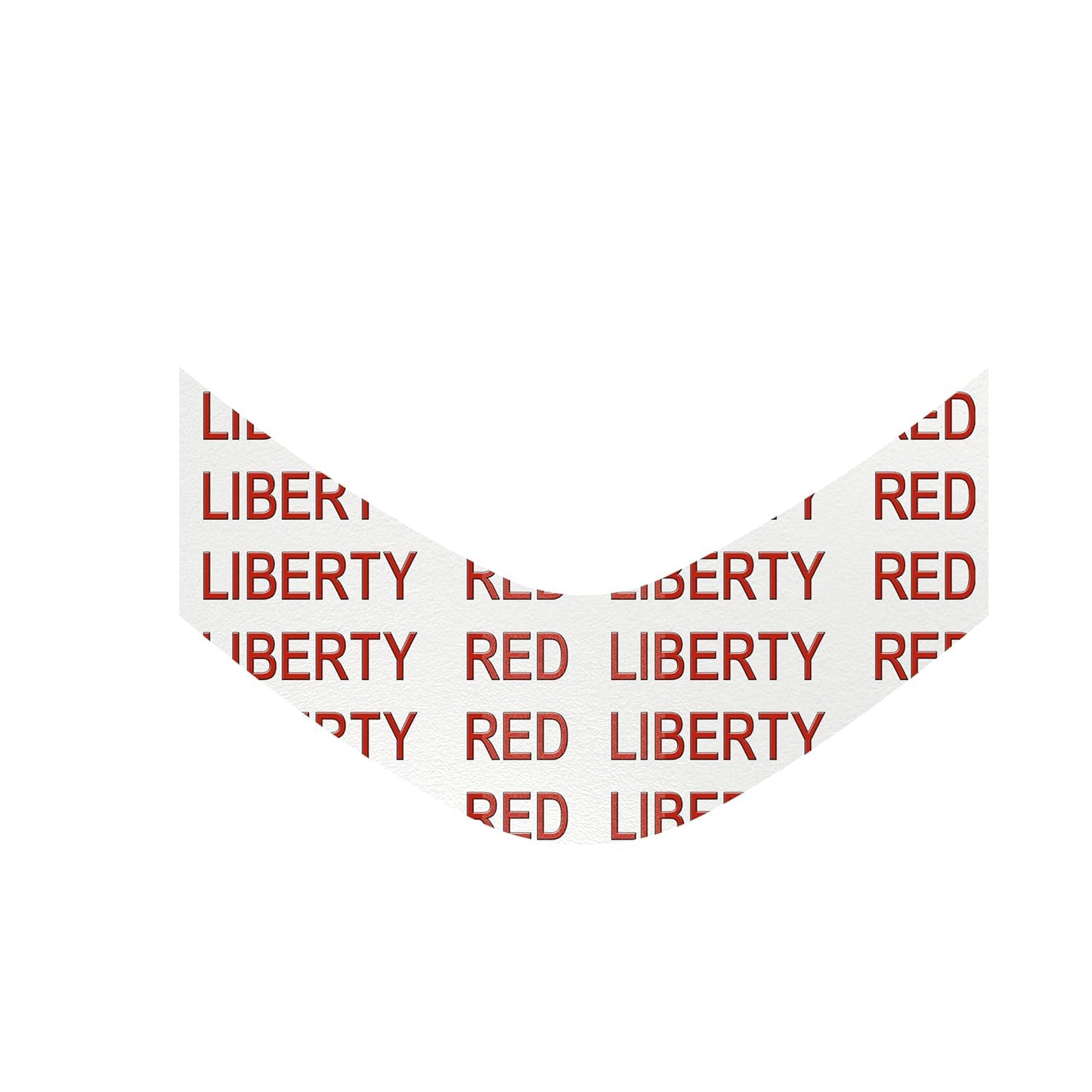 | Liberty Red Liner Wig Tape | 36 Pieces | Made in USA | Clear Double Sided Adhesive (A Curve)