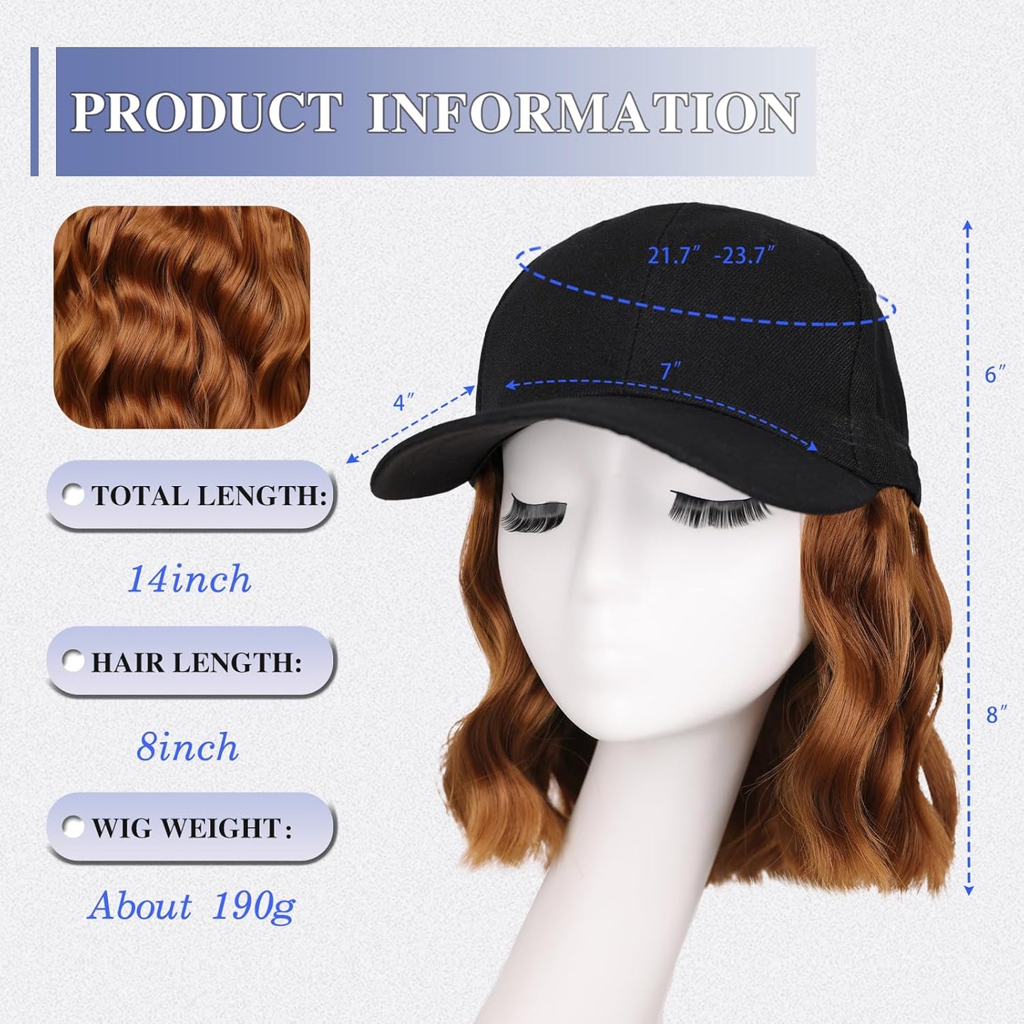 Hat Hair (14Inch)