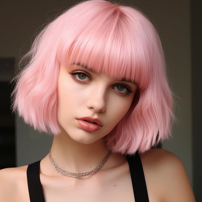 Pink Party Wig