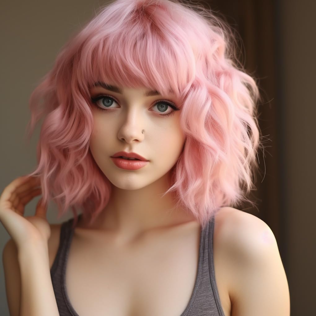 Pink Party Wig