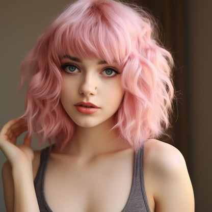 Pink Party Wig
