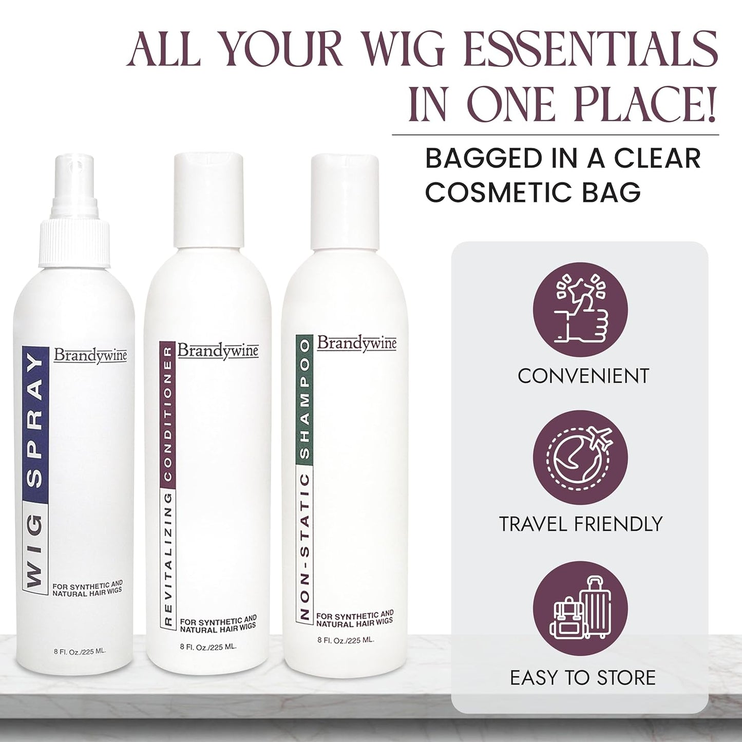 Synthetic Wig Maintenance Kit (Kit)