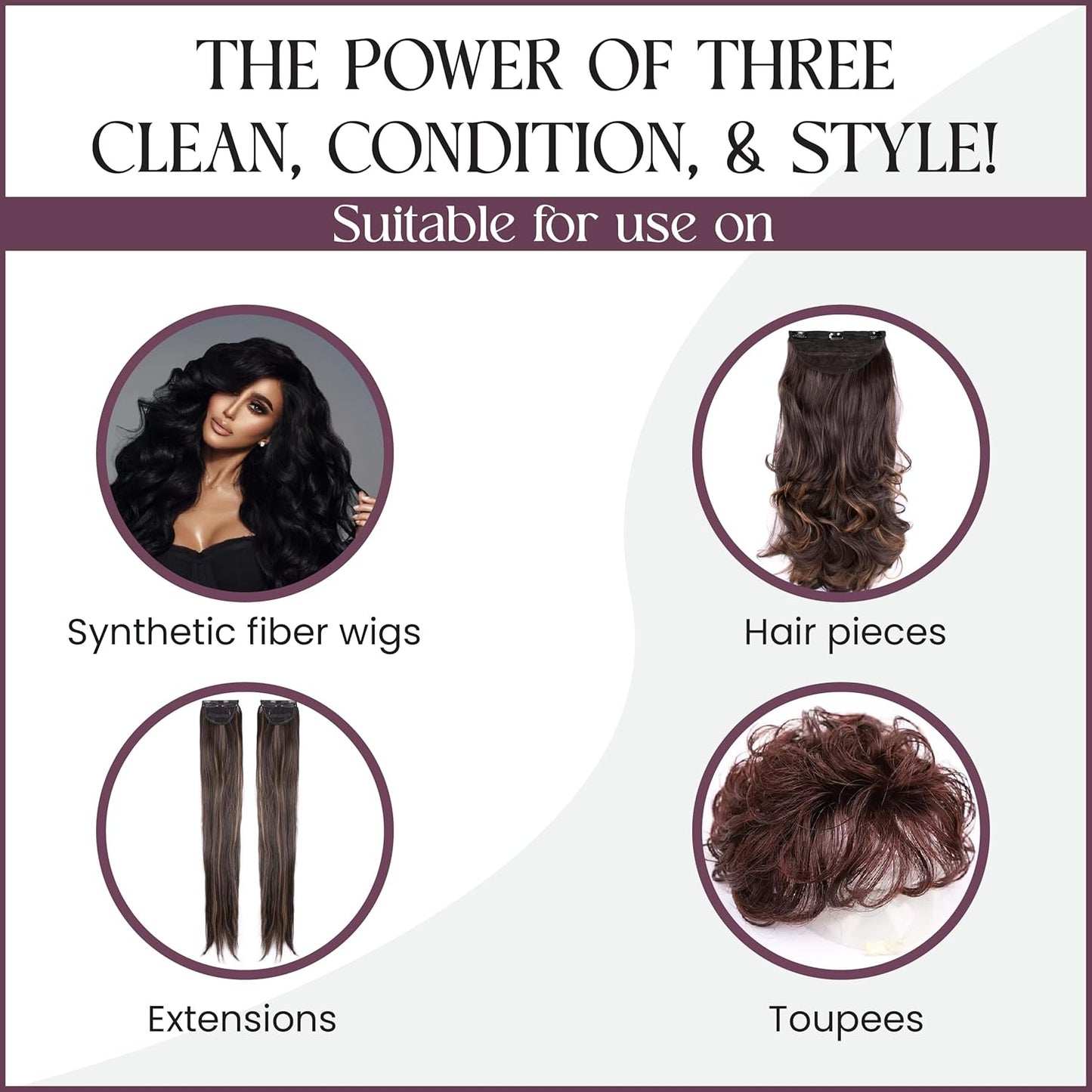 Synthetic Wig Maintenance Kit (Kit)