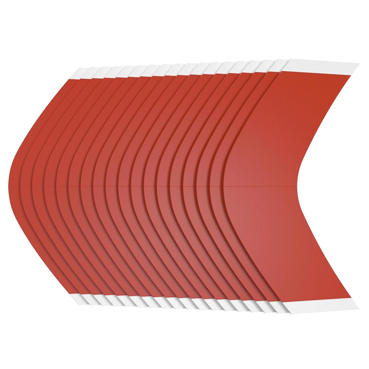 | Liberty Red Liner Wig Tape | 36 Pieces | Made in USA | Clear Double Sided Adhesive (A Curve)
